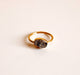 Herkimer Diamond Rough Promise Ring Handmade Jewelry - By Inishacreation