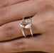 Raw Herkimer Diamond 925 Sterling Silver Handmade Ring - By Advait Craft