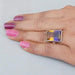 Ametrine Gemstone Solid 925 Sterling silver Ring Purple Amethyst Citrine 22K yellow gold filled Rose Gold Filled