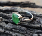 rings Colombian Emerald 925 Sterling Silver Ring,Handmade Jewelry Birthday Gift - by jaipur art jewels