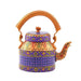 Painted Teapots Golden Purple Hand Tea Kettle