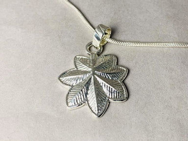 Leaf Pendant 925 Silver Sterling Charms Nature Charm Statement Boho Gift - by Heaven Jewelry