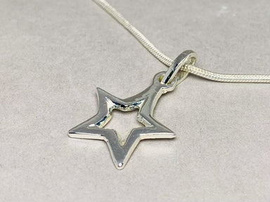 Silver Star Pendant 925 Handmade Boho Sterling Gift Charm jewelry - by Heaven Jewelry