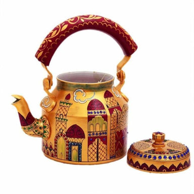 Painted Teapots Kaushalam Tea Pot (Big): Mediterranean Mania