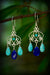 Amazonite & Blue Quartz Fusion Handmade Earrings - By Bona Dea