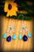 Amazonite & Blue Quartz Fusion Handmade Earrings - By Bona Dea