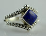 Blue Lapis Lazuli 925 Sterling Silver Ring,handmade Jewelry,gift For Her - By Navyacraft