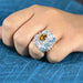 Citrine Oval 925 Solid Sterling Silver Handmade Ring Size 4 To 13 Us - By Navyacraft