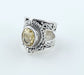 Citrine Silver Ring 925 Solid Sterling Handmade Jewelry Size 3 To 13 Us - By Navyacraft