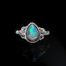 Natural Ethiopian Welo Fire Opal 925 Sterling Silver Ring - By Aayesha Craft