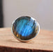Fire Labradorite 925 Sterling Silver Handmade Ring - By Aayesha Craft