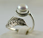 Freshwater Pearl 925 Solid Sterling Silver Handmade Ring Size 4 - 13 Us - By Navyacraft