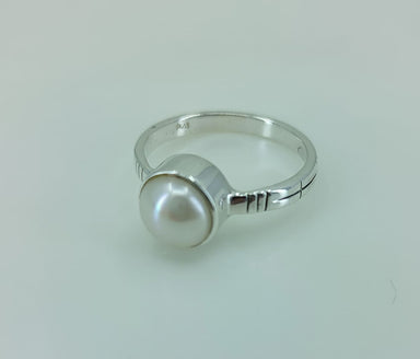 Freshwater Pearl 925 Solid Sterling Silver Handmade Ring Size 4-13 Us - By Navyacraft