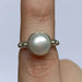 Freshwater Pearl 925 Solid Sterling Silver Ring Handmade Jewelry Gift For Women Her - By Navyacraft