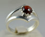 Garnet Ring,garnet Silver Ring,garnet,925 Solid Sterling Silver,silver Ring,handmade Ring - By Navyacraft