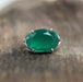 Green Onyx 925 Solid Sterling Silver Handmade Statement Ring - By Aayesha Craft