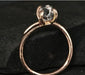 Herkimer Diamond Horseshoe Nail Ring. Rustic Organic Alternative 4 Prong Set - By Inishacreation