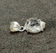 Herkimer Diamond Rough Natural Gemstone 925 Sterling Silver Handmade Prong Set Pendant - By Inishacreation