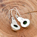 Indian Emerald 925 Sterling Silver Drop Dangle Statement Green Gemstone Earrings Handmade Jewelry - By Inishacreation