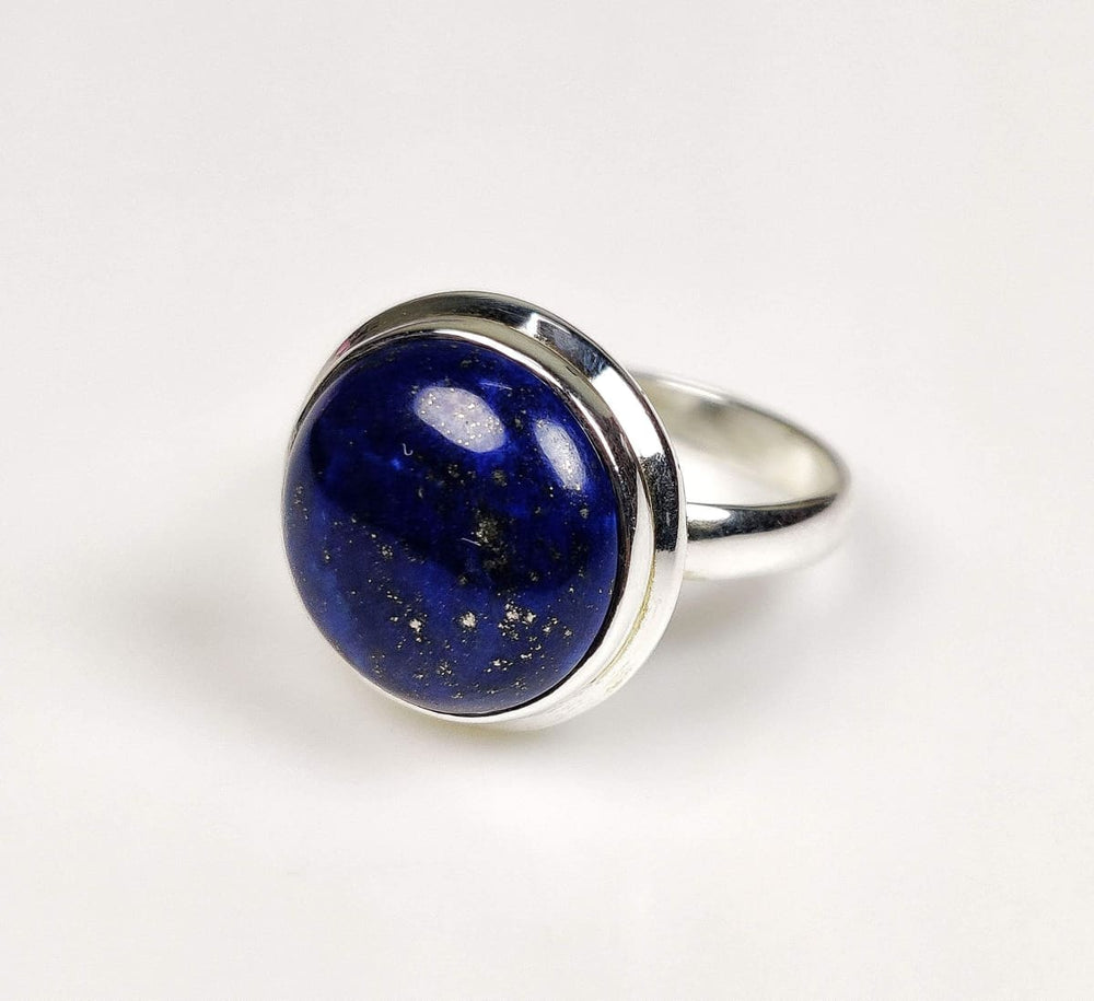 Lapis Lazuli 925 Solid Sterling Silver Handmade Women Ring Gift For Her - By Navyacraft