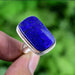 Lapis Lazuli 925 Sterling Silver Handmade Ring - By Advait Craft