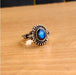 Natural Labradorite Handmade 925 Sterling Silver Statement Ring - By Advait Craft