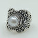 Navya Craft Freshwater Pearl 925 Solid Sterling Silver Handmade Women Ring Sizes 4 To 13 (us) - By Navyacraft