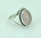 Navya Craft Rose Quartz Silver Ring 925 Solid Sterling Handmade Jewelry Size 4-13 Us - By Navyacraft