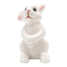 Novica Adorable Rabbit In White Wood Sculpture - By Novica