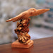 Novica Alighting Eagle Wood Sculpture - By Novica
