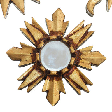 Novica Ancient Suns In Bronze Mirrored Wood Wall Accents (set Of 3) - By Novica