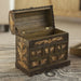 Novica Antique Green Wood And Leather Jewelry Box - By Novica