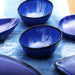 Novica Asymmetric Blue Ceramic Bowls (pair) - By Novica