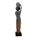 Novica Balinese Lady Wood Statuette - By Novica