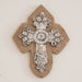Novica Baroque Faith Pewter And Reclaimed Stone Wall Cross - By Novica