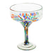 Novica Chromatic Finesse Handblown Margarita Glasses (set Of 4) - By Novica