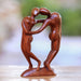 Novica Couple In Love Wood Sculpture - By Novica