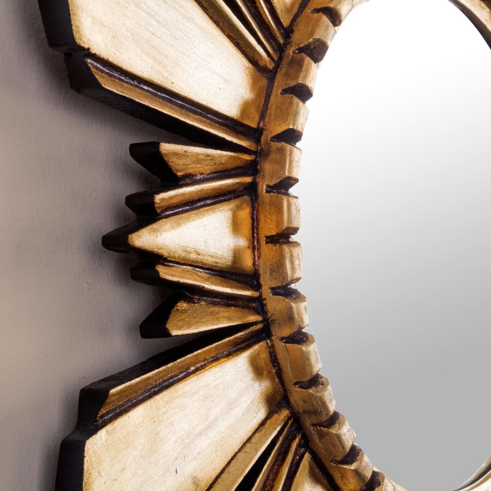Novica Cuzco Sun Mohena Wood Mirror (medium) - By Novica