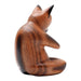 Novica Devout Feline Wood Statuette - By Novica