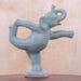 Novica Elephant Mountain Pose Celadon Ceramic Figurine - By Novica