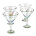 Novica Ethereal Glamour Handblown Martini Glasses (set Of 4) - By Novica