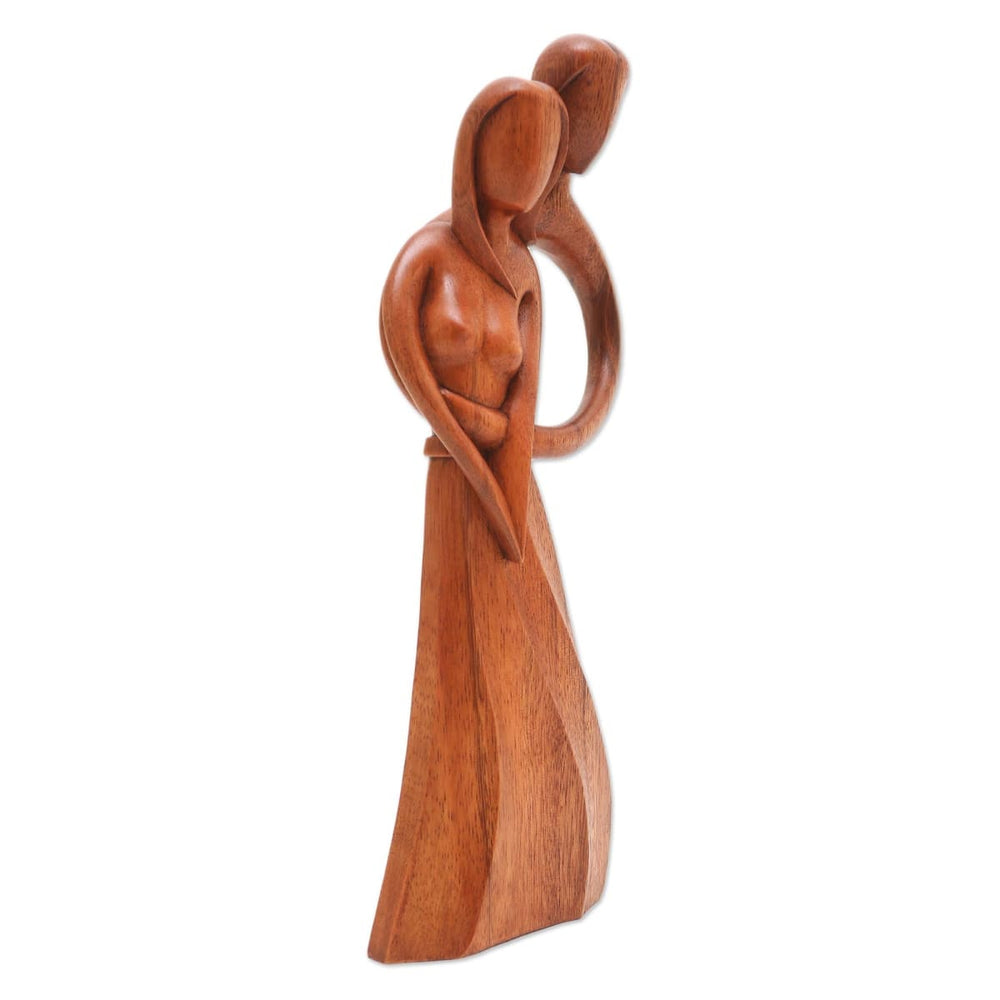 Novica Fairytale Wood Statuette - By Novica