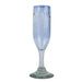 Novica Fiesta Azul Handblown Champagne Flutes (set Of 6) - By Novica