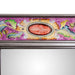 Novica Floral Medallions In Purple Reverse-painted Glass Wall Mirror - By Novica
