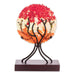 Novica Fruit Of Life In Red Art Glass Sculpture - By Novica