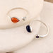 Novica Handmade Dusk To Dawn Multi-gemstone Wrap Rings (pair) - By Novica
