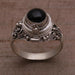 Novica Handmade Gerhana Shrine Onyx Locket Ring - By Novica