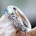 Novica Handmade Hearts Connected Blue Topaz Solitaire Ring - By Novica