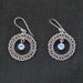 Novica Handmade Radiant Halo Blue Topaz Dangle Earrings - By Novica
