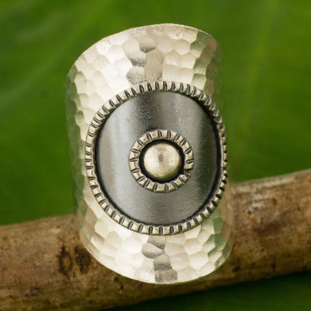 Novica Handmade Silver Sun Wrap Ring - By Novica
